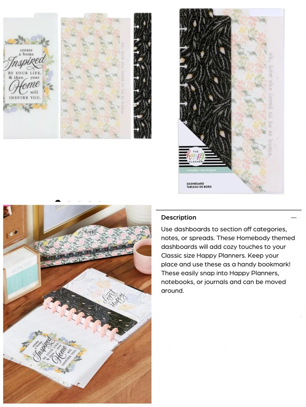 The Happy Planner 'Know Your Worth' 12-Month Planner, Stickers & Dashboard
